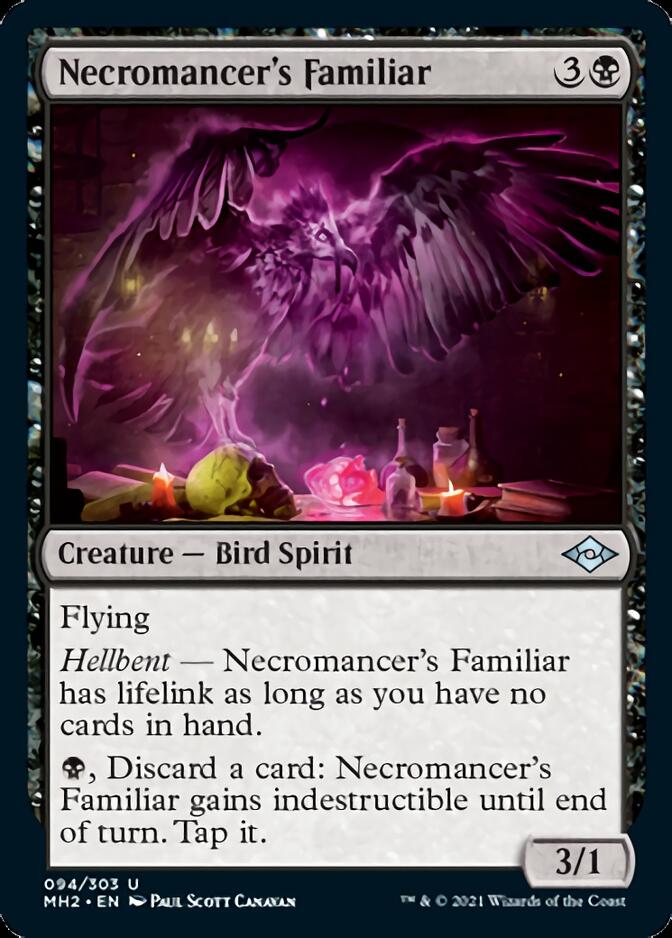 Necromancer's Familiar [Modern Horizons 2] | Silver Goblin