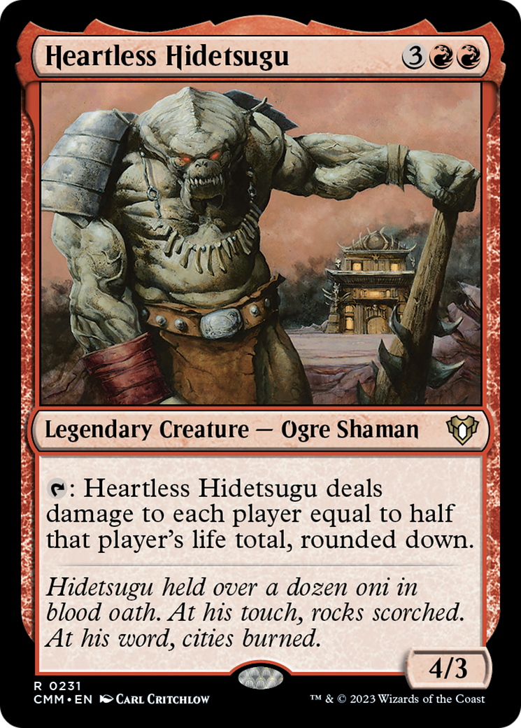 Heartless Hidetsugu [Commander Masters] | Silver Goblin