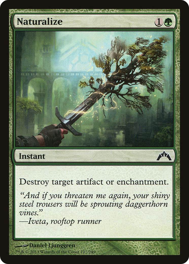 Naturalize [Gatecrash] Foil