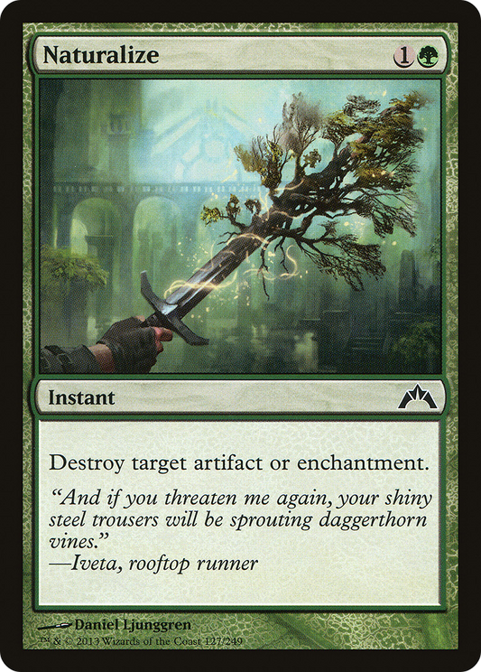 Naturalize [Gatecrash] Foil