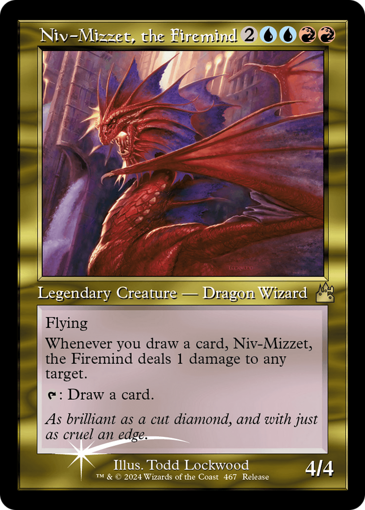 Niv-Mizzet, the Firemind (Retro Frame) [Ravnica Remastered] | Silver Goblin