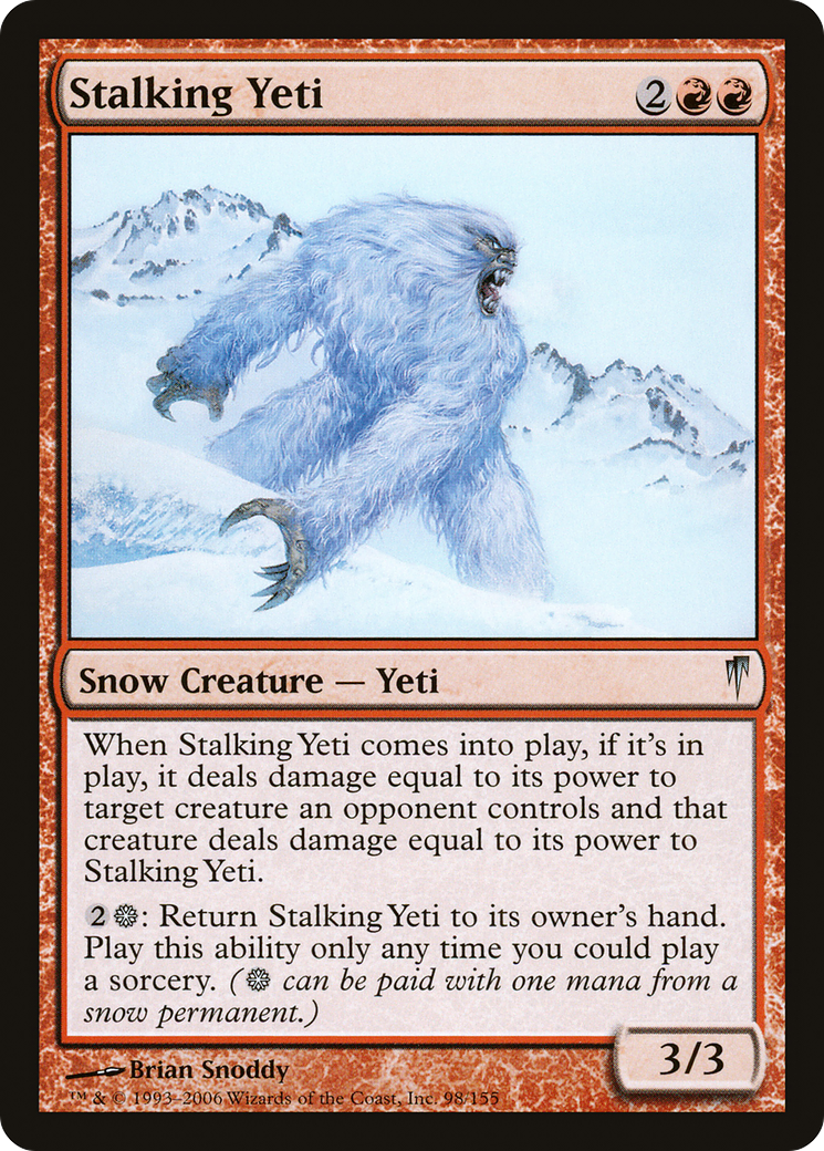 Stalking Yeti (098) Foil - Coldsnap