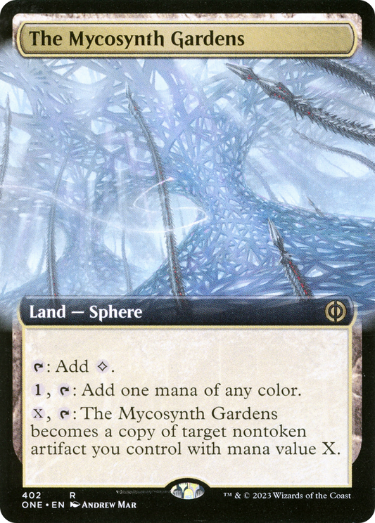 The Mycosynth Gardens (Extended Art) [Phyrexia: All Will Be One] Foil