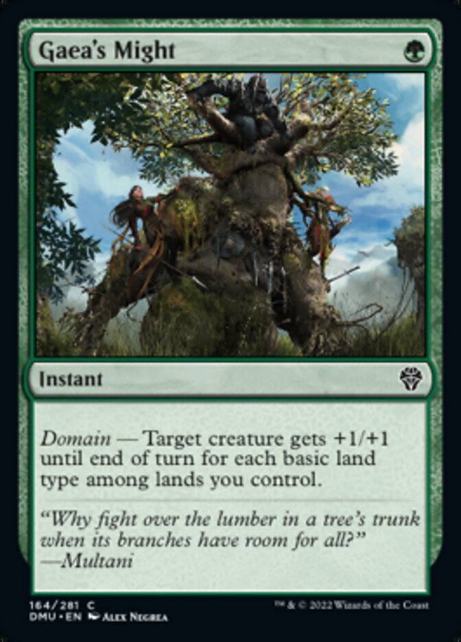 Gaea's Might [Dominaria United] | Silver Goblin