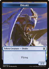 Copy // Drake Double-Sided Token [Zendikar Rising Tokens] | Silver Goblin