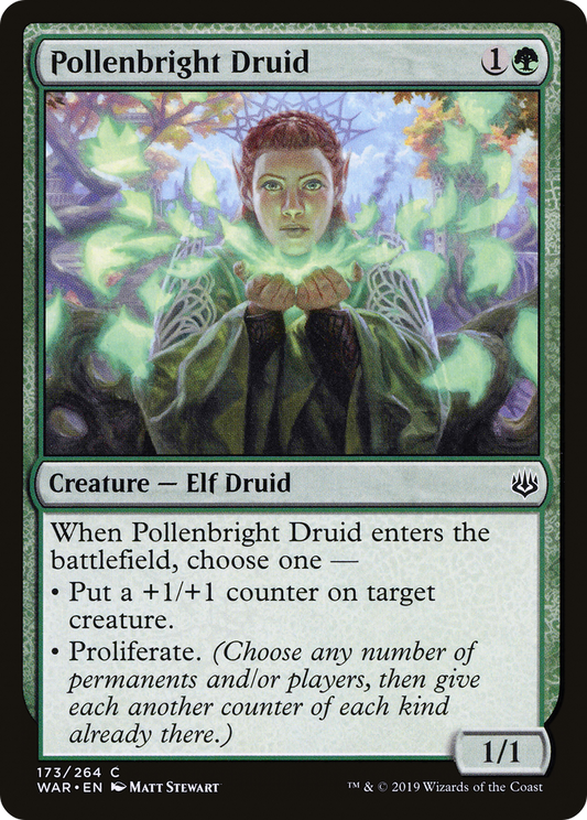 Pollenbright Druid [War of the Spark] Foil