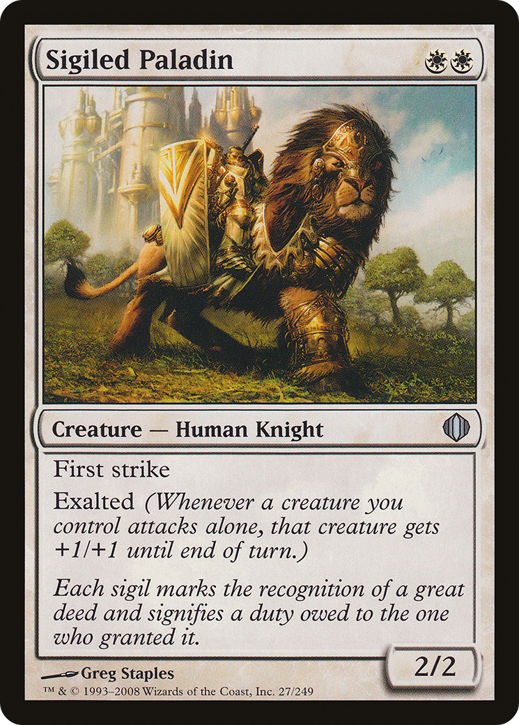 Sigiled Paladin (027) Foil - Shards of Alara