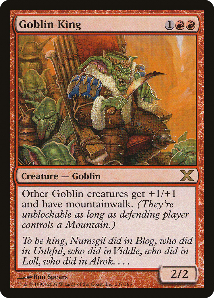 Goblin King (207) - Tenth Edition
