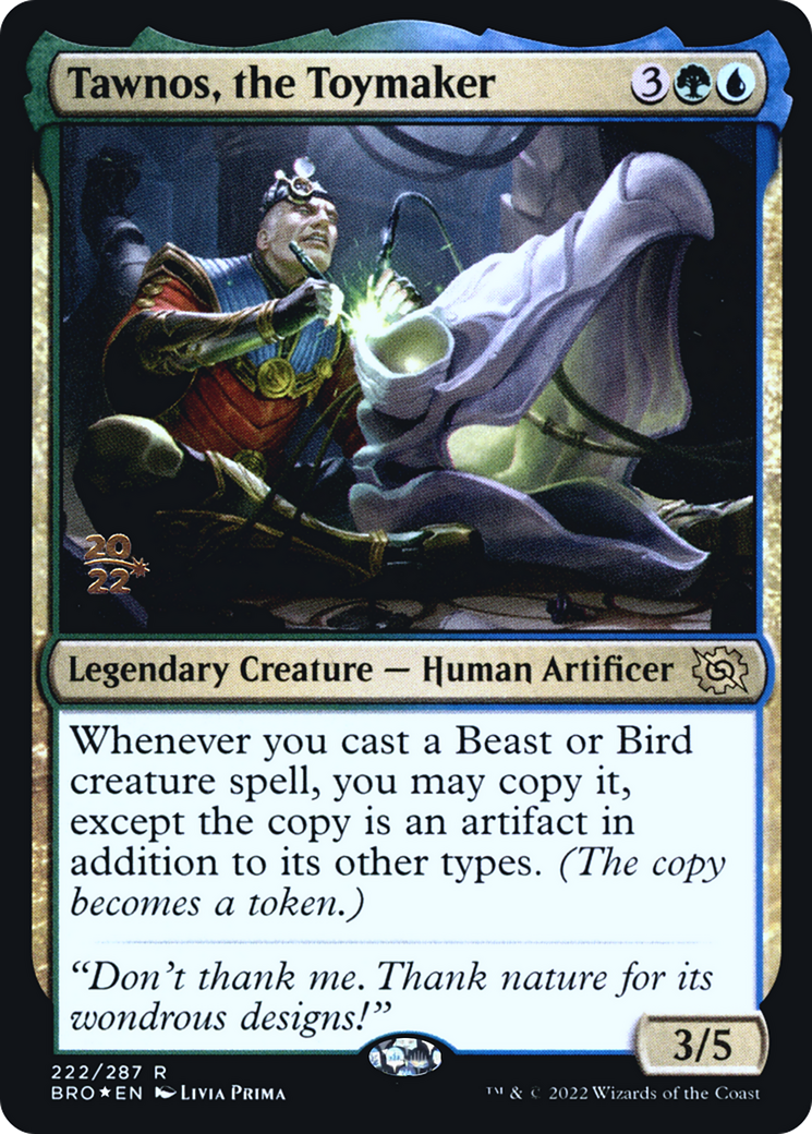Tawnos, the Toymaker [The Brothers' War Prerelease Promos]