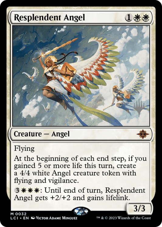 Resplendent Angel (Promo Pack) [The Lost Caverns of Ixalan Promos] Foil