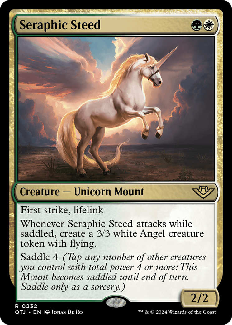 Seraphic Steed [Outlaws of Thunder Junction] | Silver Goblin