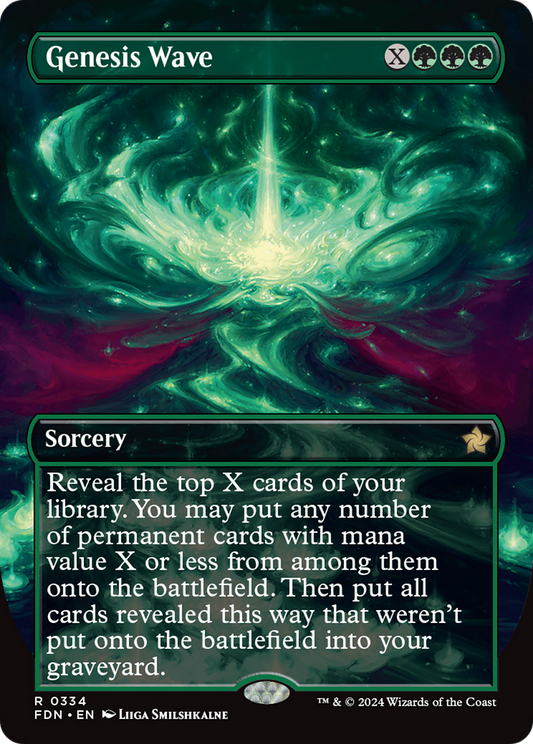 Genesis Wave (Borderless) [Foundations] Foil
