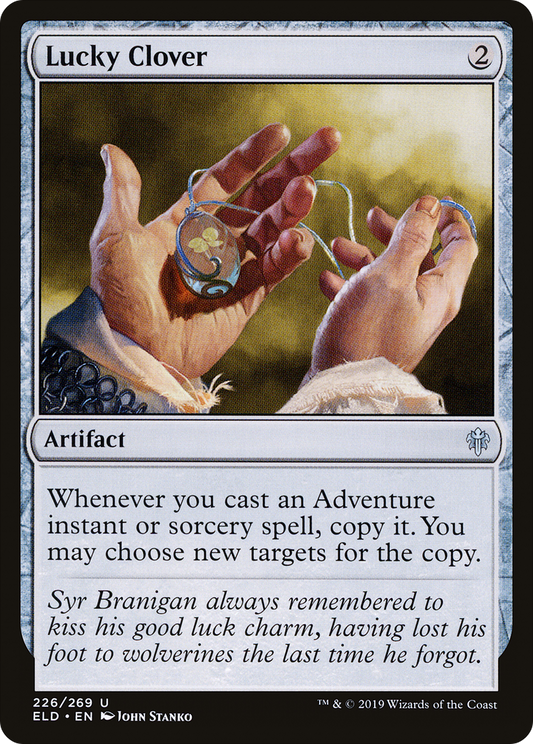 Lucky Clover [Throne of Eldraine] Foil