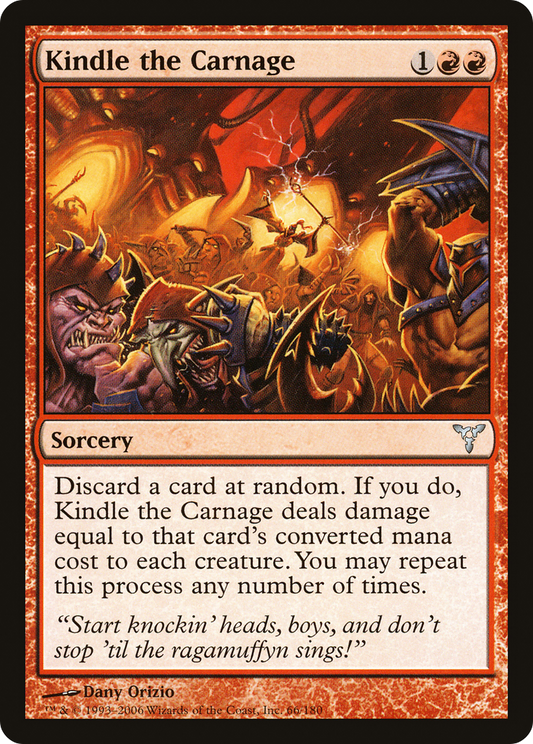 Kindle the Carnage [Dissension]