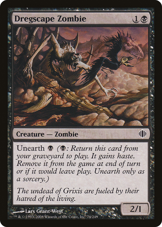 Dregscape Zombie [Shards of Alara] Foil