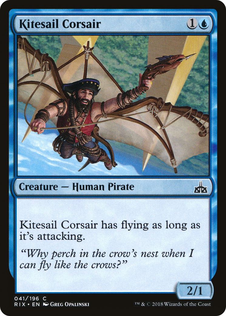 Kitesail Corsair [Rivals of Ixalan] Foil
