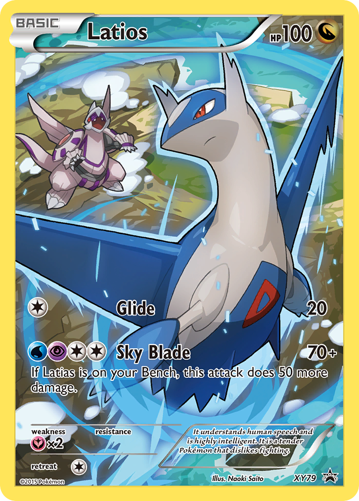 Latios (XY79) (Full Art Promo) [XY: Black Star Promos] | Silver Goblin