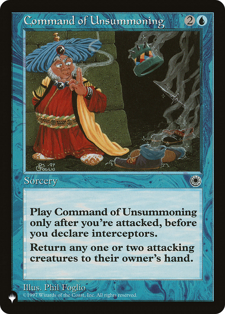 Command of Unsummoning [The List Reprints] | Silver Goblin