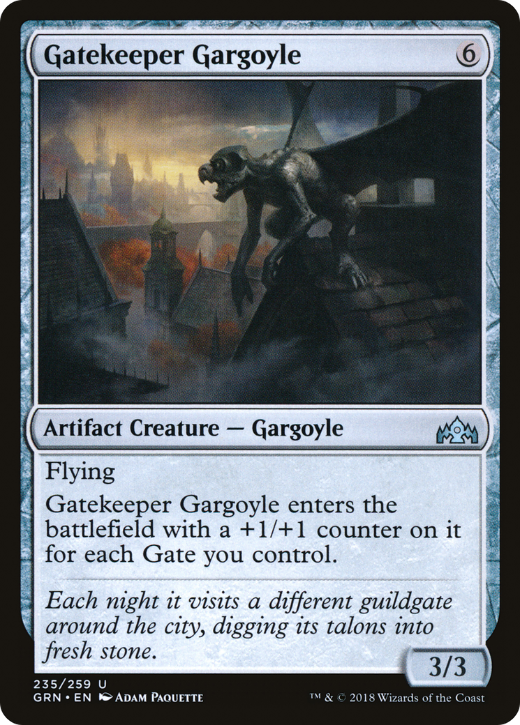 Gatekeeper Gargoyle [Guilds of Ravnica] Foil