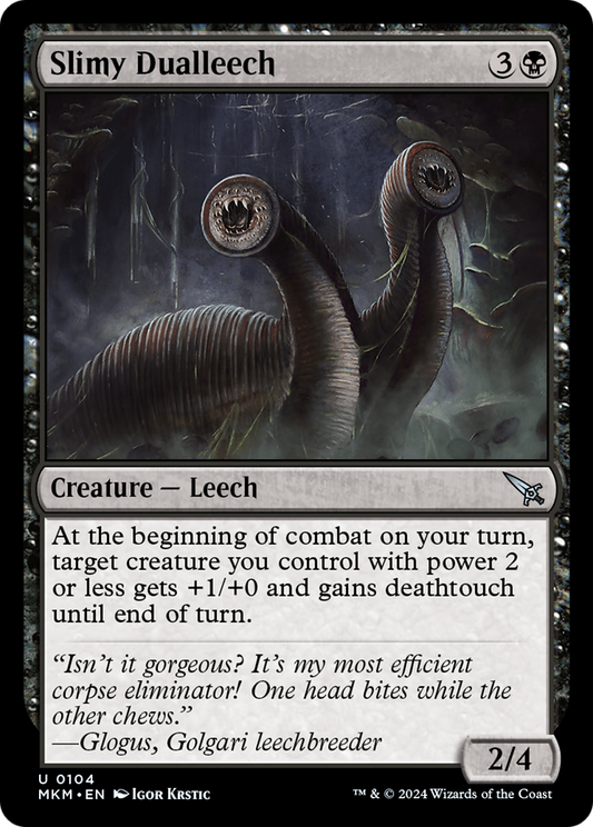 Slimy Dualleech [Murders at Karlov Manor] Foil