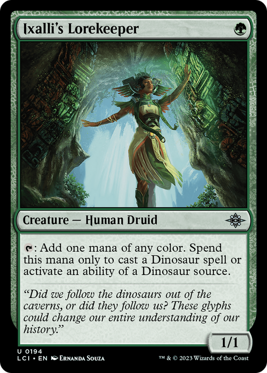 Ixalli's Lorekeeper [The Lost Caverns of Ixalan] Foil