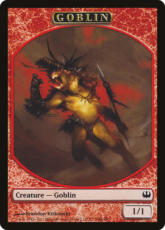 Goblin Token [Duel Decks: Knights vs. Dragons Tokens]
