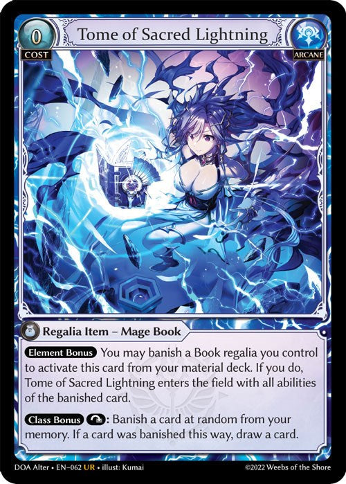 Tome of Sacred Lightning (062) [Dawn of Ashes: Alter Edition] Foil