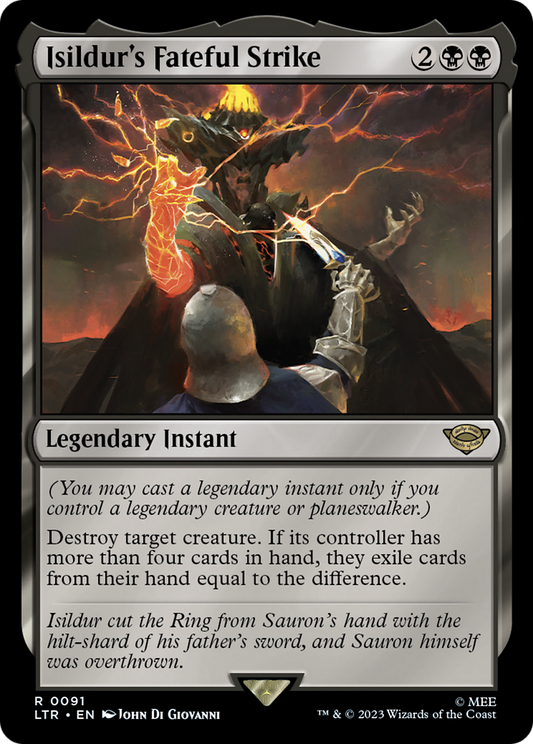 Isildur's Fateful Strike [The Lord of the Rings: Tales of Middle-Earth] Foil