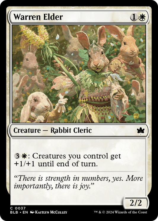 Warren Elder [Bloomburrow] Foil