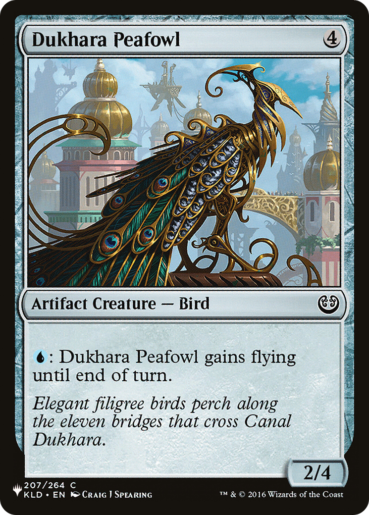 Dukhara Peafowl [The List Reprints] | Silver Goblin