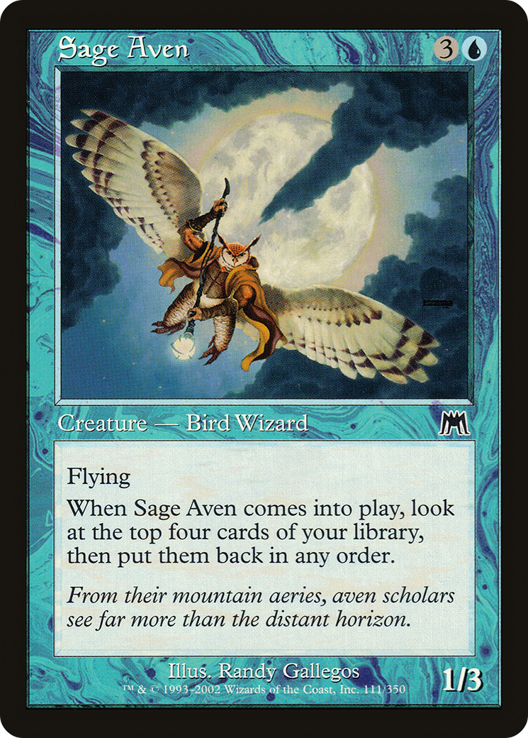 Sage Aven [Onslaught] Foil