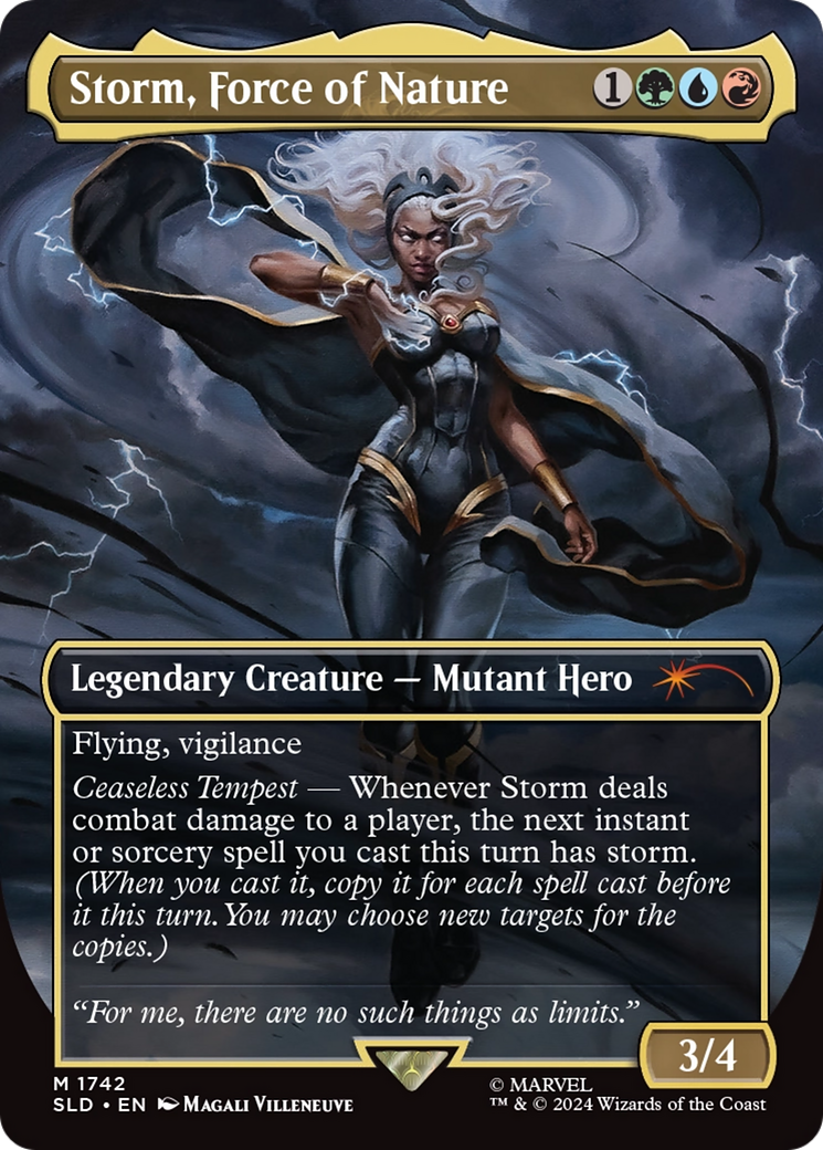 Storm, Force of Nature (Rainbow Foil) [Secret Lair Drop Series] | Silver Goblin