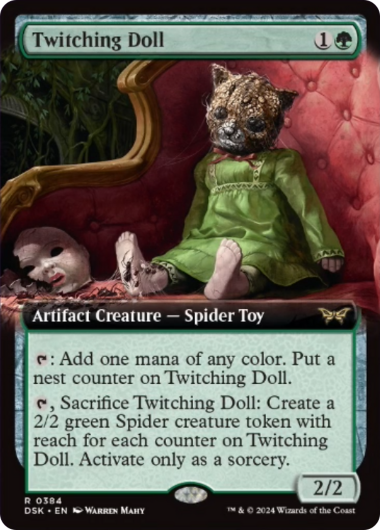 Twitching Doll (Extended Art) [Duskmourn: House of Horror] | Silver Goblin