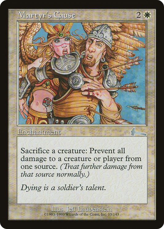 Martyr's Cause [Urza's Legacy] Foil