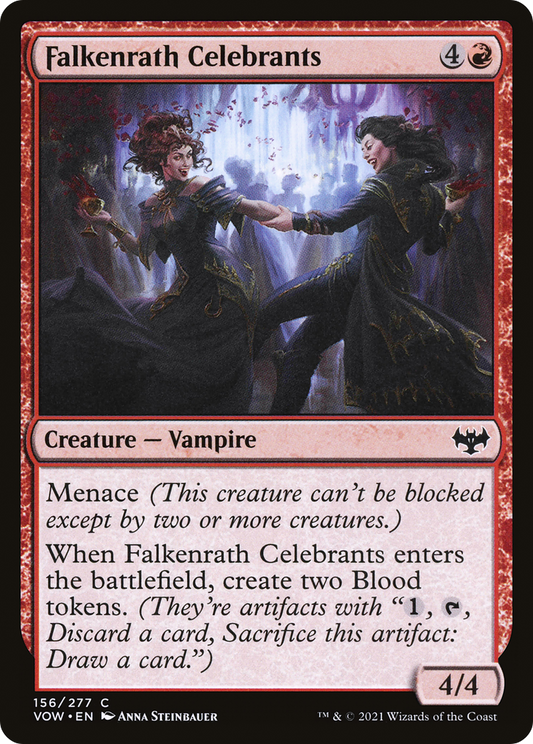 Falkenrath Celebrants [Innistrad: Crimson Vow] Foil
