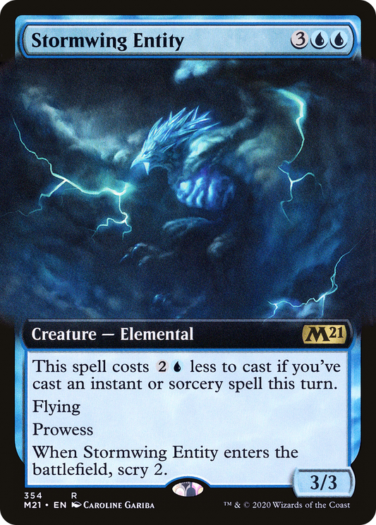Stormwing Entity (Extended Art) [Core Set 2021] Foil