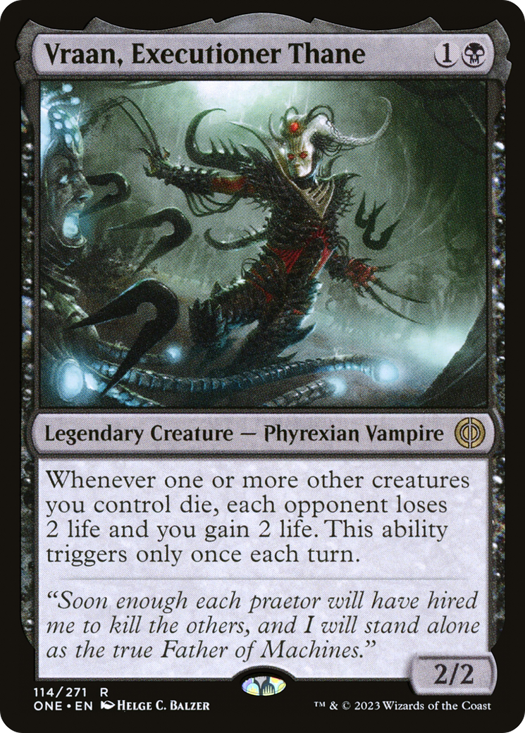 Vraan, Executioner Thane [Phyrexia: All Will Be One] Foil