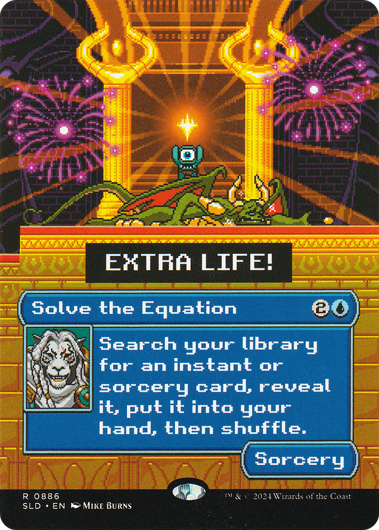 Solve the Equation (0886) (Rainbow Foil) [Secret Lair Drop Series]