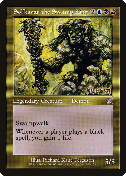 Sol'kanar the Swamp King [Time Spiral Timeshifted] Foil