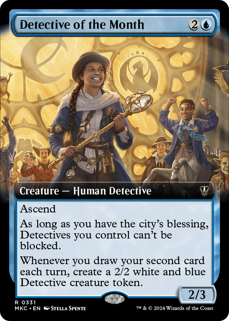 Detective of the Month (Extended Art) [Murders at Karlov Manor Commander] | Silver Goblin