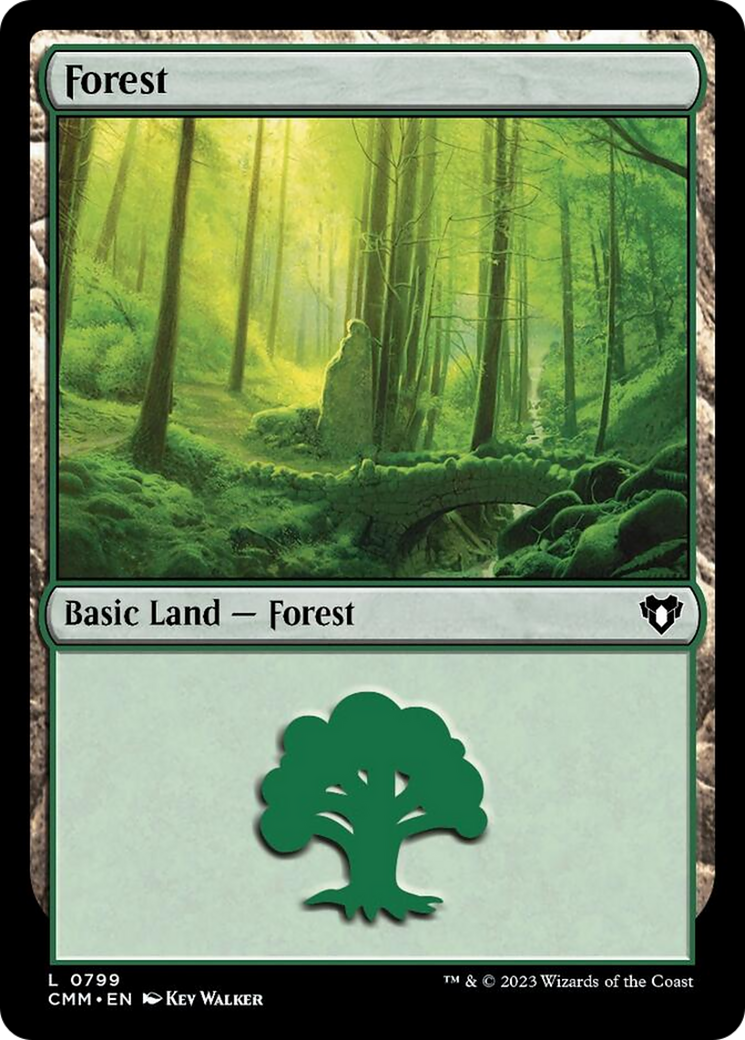 Forest (799) [Commander Masters] | Silver Goblin