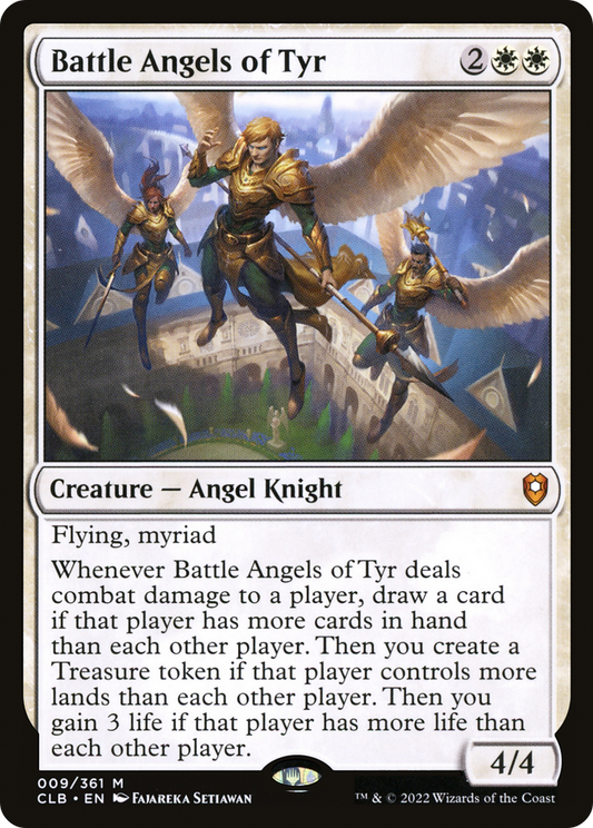 Battle Angels of Tyr [Commander Legends: Battle for Baldur's Gate] Foil