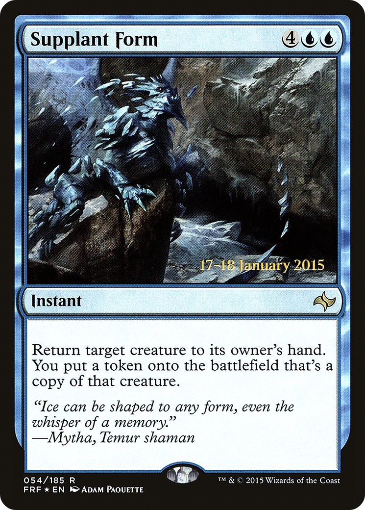 Supplant Form (054) Foil - Fate Reforged Promos