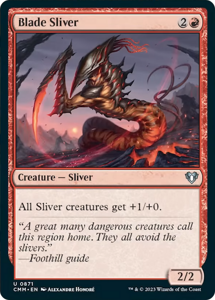 Blade Sliver [Commander Masters] | Silver Goblin
