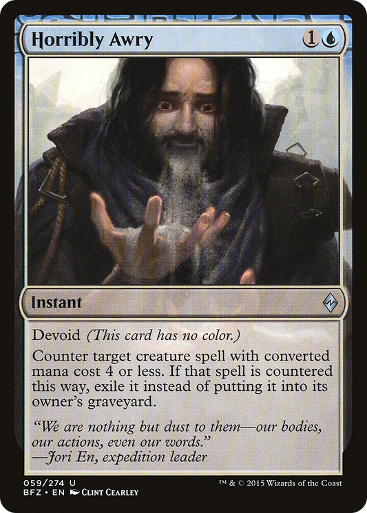 Horribly Awry [Battle for Zendikar] Foil