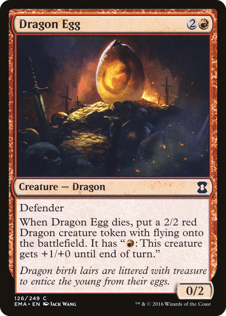 Dragon Egg (126) Foil - Eternal Masters