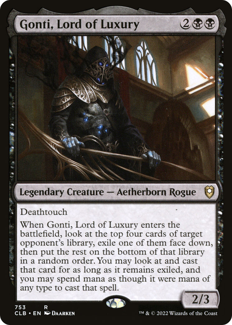 Gonti, Lord of Luxury [Commander Legends: Battle for Baldur's Gate] | Silver Goblin