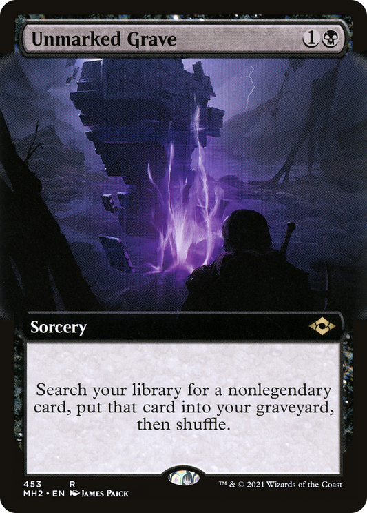 Unmarked Grave (Extended Art) [Modern Horizons 2] Foil