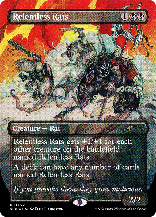Relentless Rats(Borderless) Foil (752)