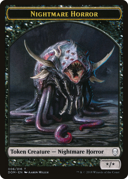 Nightmare Horror (006) - Dominaria Tokens
